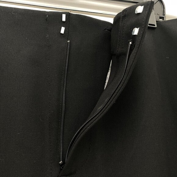 Zara Black Midi Slit Tube Skirt M NWT - Picture 6 of 12